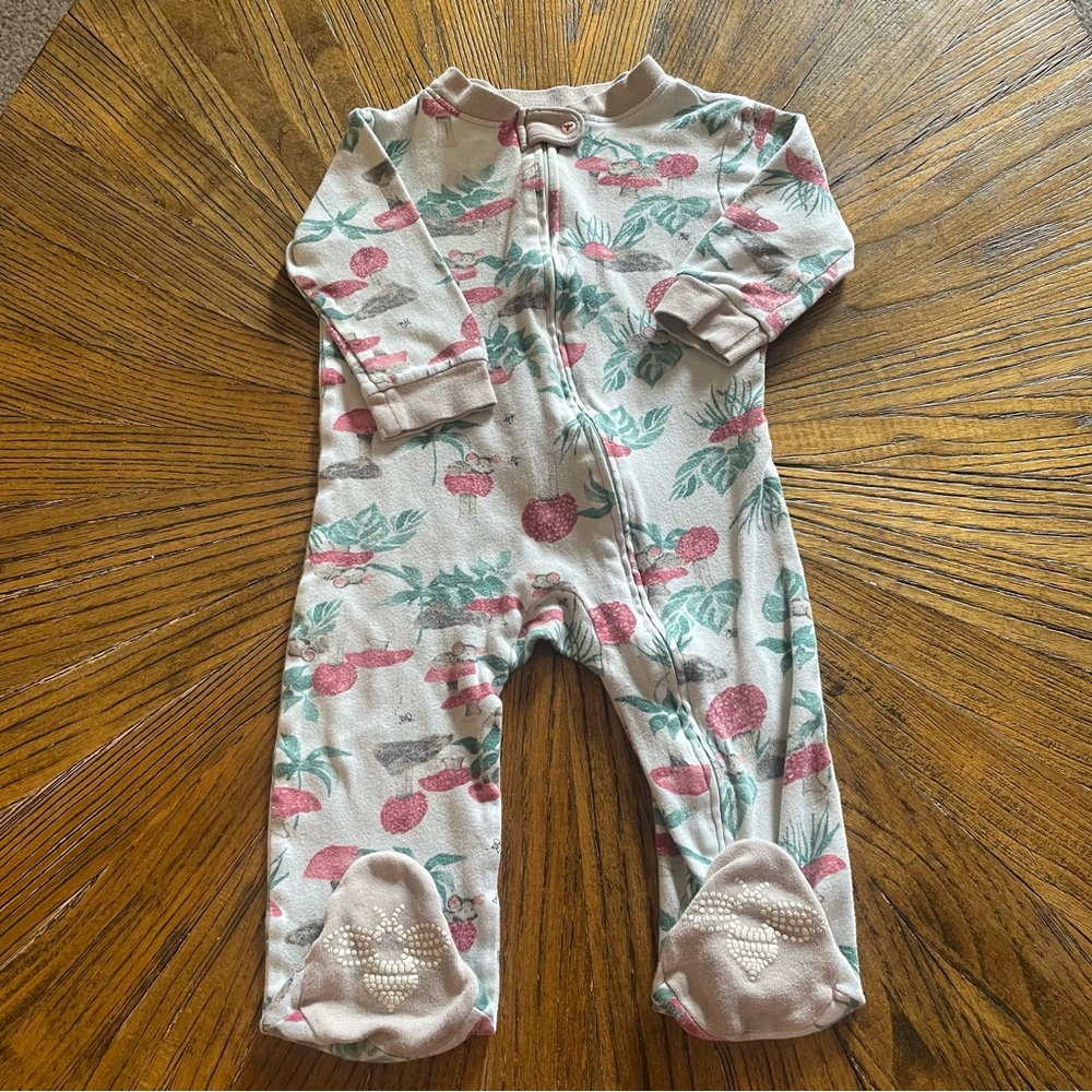 Burt's Bees Organic Cotton Woodland Baby Footie